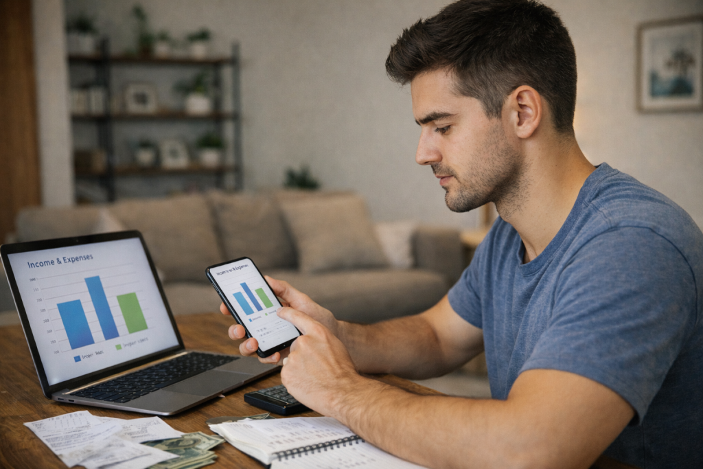 control de gastos para jóvenes